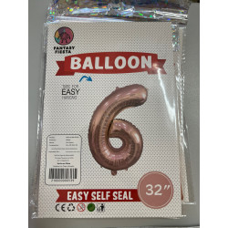 Número 32” Rose Gold Globo