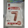 Número 32” Rose Gold Globo